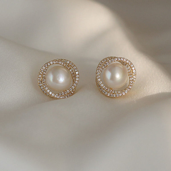 Pack Of 2 Bubble Pearl Earrings