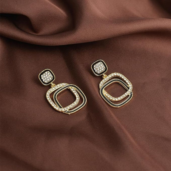 Square Rhinestoneearrings