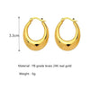 Anti tarnish amazing gold hoop earrings