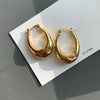 Anti tarnish amazing gold hoop earrings