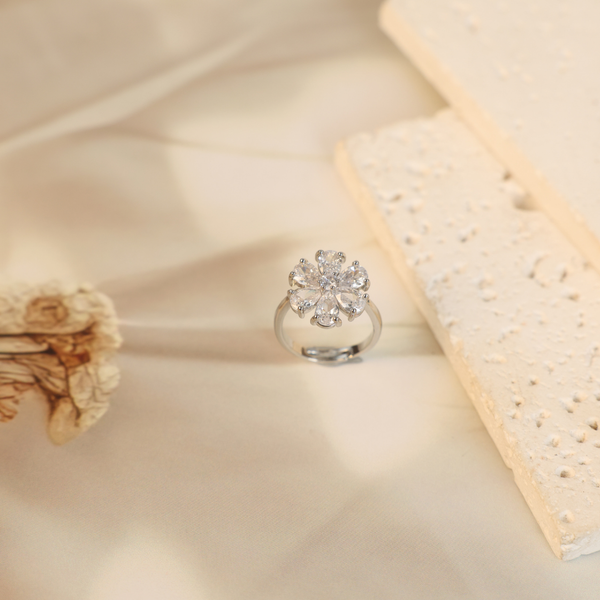 love promise flower ring