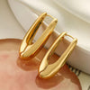 Gold Statement Drop Earrings