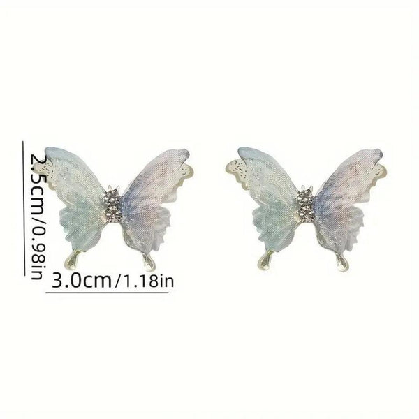 Pink shine Butterfly Earrings