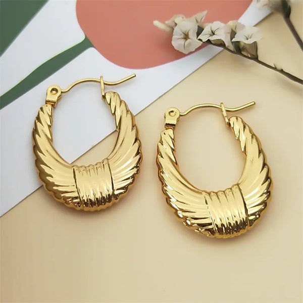Anti tarnish gold plated bali earrings