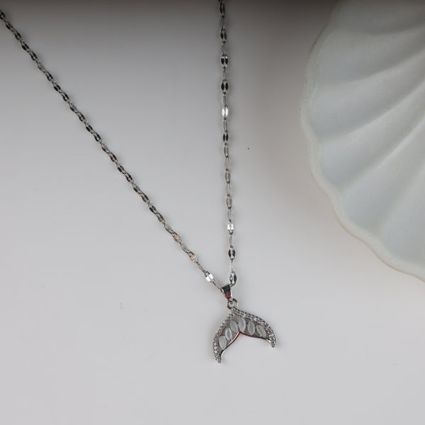 Silver Mermaid's Tale Necklace