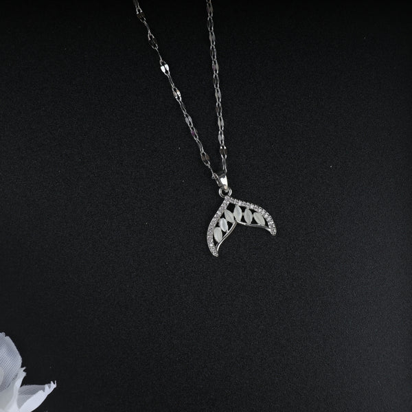 Silver Mermaid's Tale Necklace