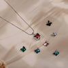 7 Butterfly Charms Changeable Necklace