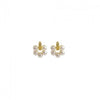 Flower Pearl Stud Earrings
