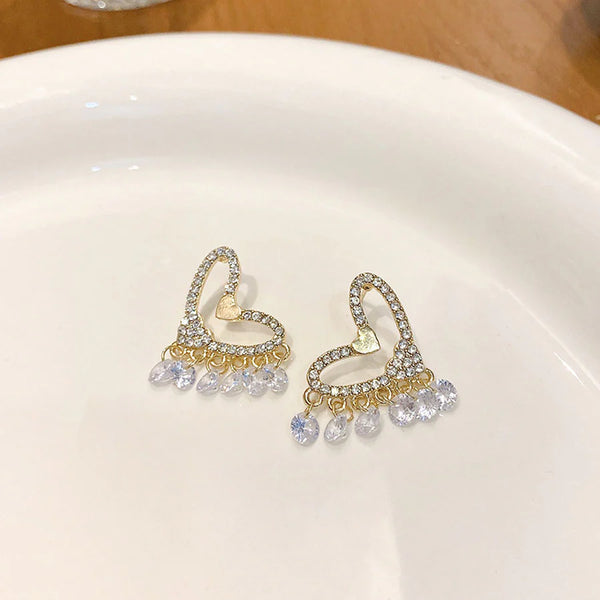 Heart Dangling Earring
