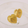 Anti tarnish gold type earrings