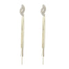 Golden Tassel chain earrings