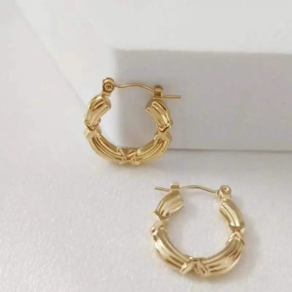 Anti tarnish mini butterfly earrings