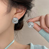 Silver Rhodium Plated Earrings