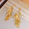 Wheat long earrings