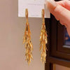 Wheat long earrings