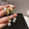 Leaf and Pearl earring