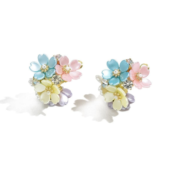 Floral Heavy Design Earrings