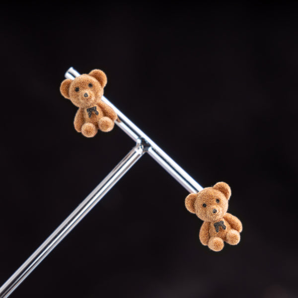Cute Teddy Bear Studs Earring