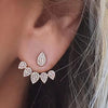 Teardrop Cluster Earrings