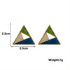 Triangle Geometric Earrings