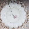 PinkSwan CrystelSilver Chain Necklace