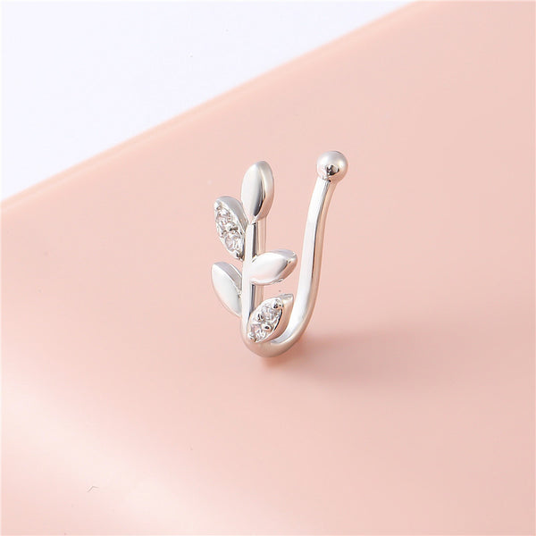 Fake nose clip silver Piercing