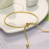 Classic Gold Adjustable Snake Chain Bracelet