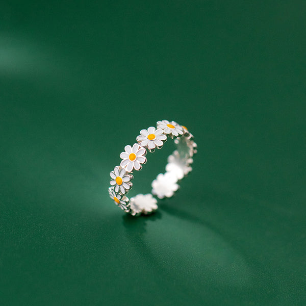 Cute Daisy Sun Flower Ring