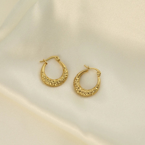 Anti tarnish gold unique earrings