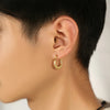 Anti tarnish gold unique earrings