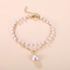 Pearl and Chain Bracelet