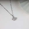 Silver swan Silver chain necklace pendant
