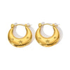 Anti tarnish golden mini stars earrings