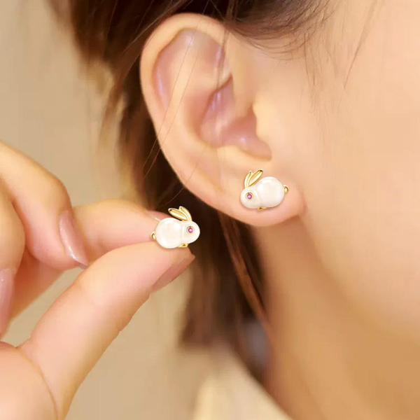 Love Korean Mini Rabbit Stud
