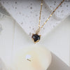 Black Glossy Claw Drop Necklace
