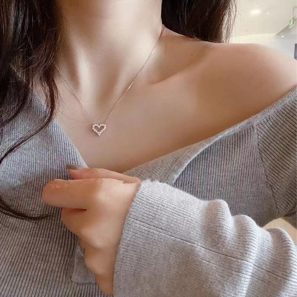 Silver PlatedLove Heart Pendant