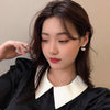 Tiny Hearts Pearl Earrings