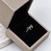 S925 Silver Elegant Bow Adjustable Ring