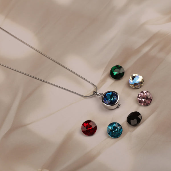 MoodGem 7 Charms Changeable Necklace