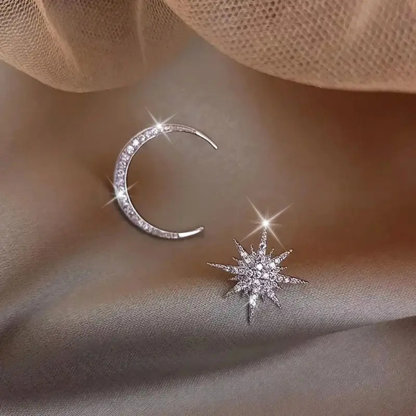Star & moon earrings