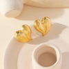 Anti tarnish love style earrings