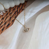 Golden Chain Eye Necklace