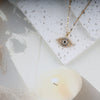 Golden Chain Eye Necklace