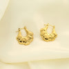 Anti tarnish gold mini bali earrings