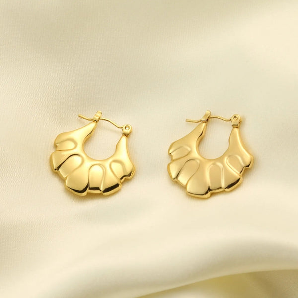 Anti tarnish gold mini bali earrings