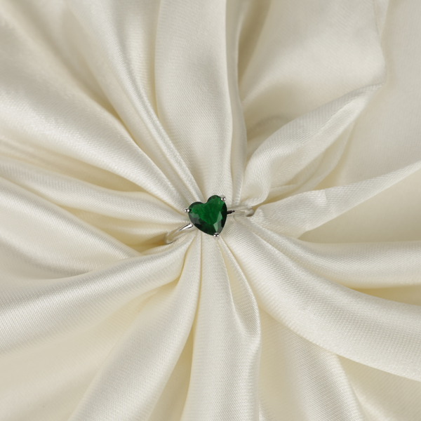 Natural Green Tourmaline Gemstone Ring