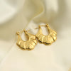 Anti tarnish gold mini bali earrings