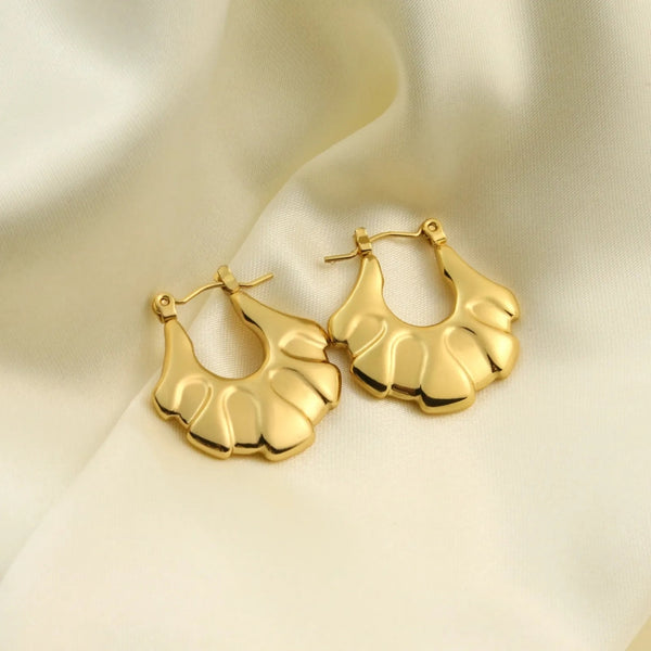 Anti tarnish gold mini bali earrings