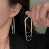 Silver Chain Earring