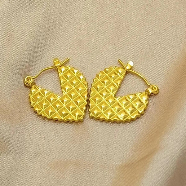 Anti tarnish amazing simple earrings